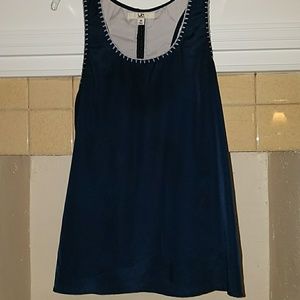 Navy Embrodered Tank